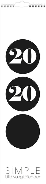 Vægkalender simple  2020 Mayland