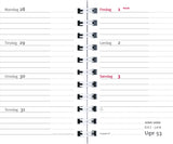 NANO PLANNER KUNSTSKIND SORT 2020 MAYLAND