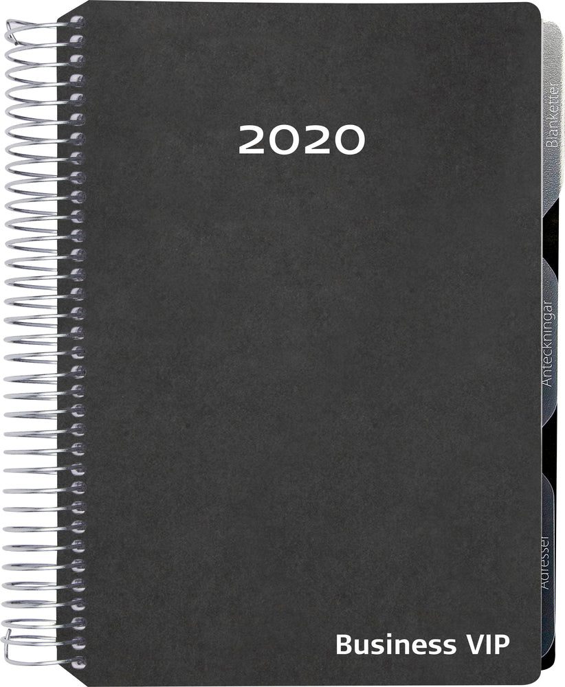 UGEKALENDER BUSINESS A5 KUNSTSKIND SORT 2020 MAYLAND