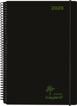 ECO LINE A6 UGEKALENDER SORT  2020 MAYLAND