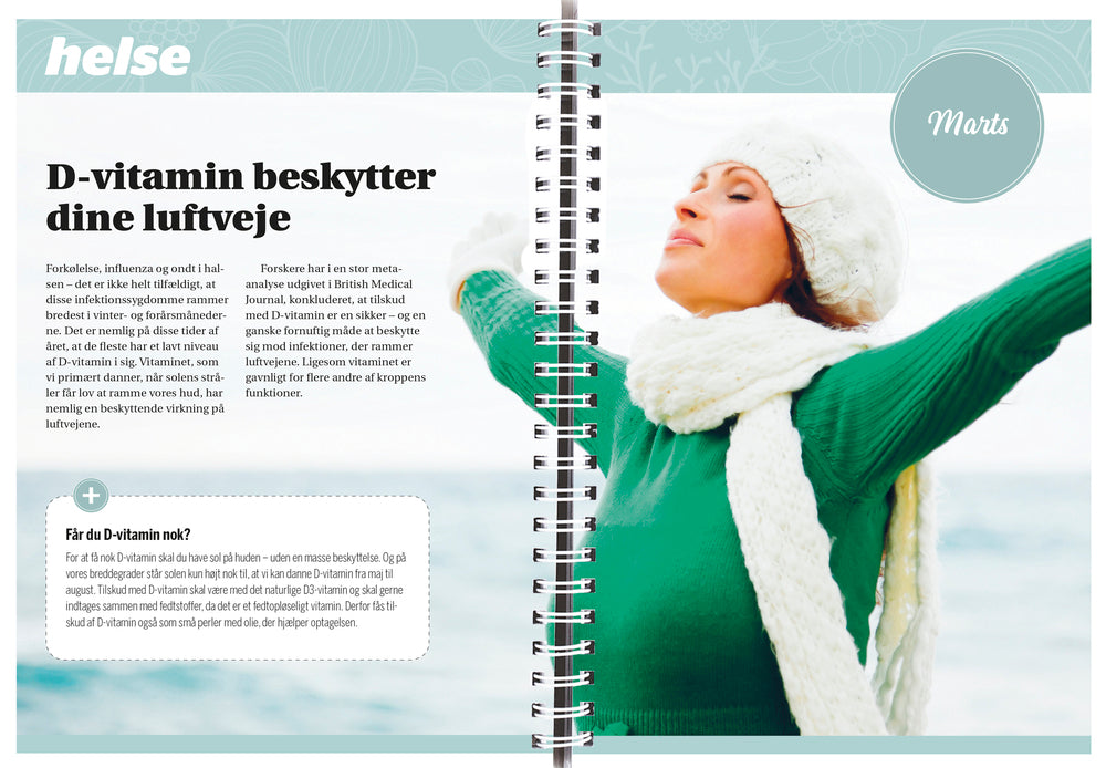 SPIRALKALENDER A5 HELSE 2020  MAYLAND