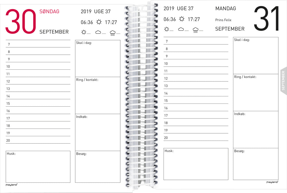 SENIOR KALENDER 1 DAG  2020 MAYLAND