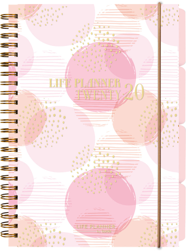 UGEKALENDER A5 LIFE PLANNER PINK  2020 MAYLAND
