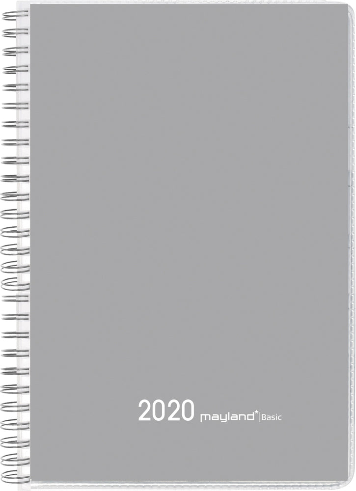 BASIC A5 UGEKALENDER GRÅ  2020 MAYLAND