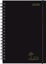 ECO LINE A5 UGEKALENDER SORT  2020 MAYLAND