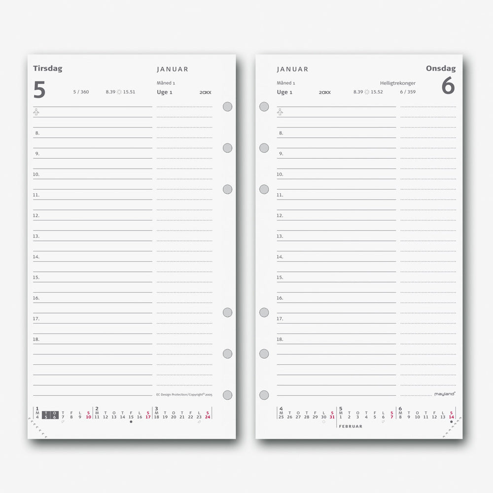 System pp dagkalender refill  2020 Mayland