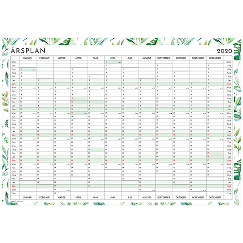 KÆMPEKALENDER WHITEBOARD 2020 TREND MAYLAND