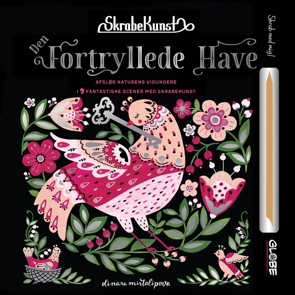 Skrabekunst Den fortryllede have
