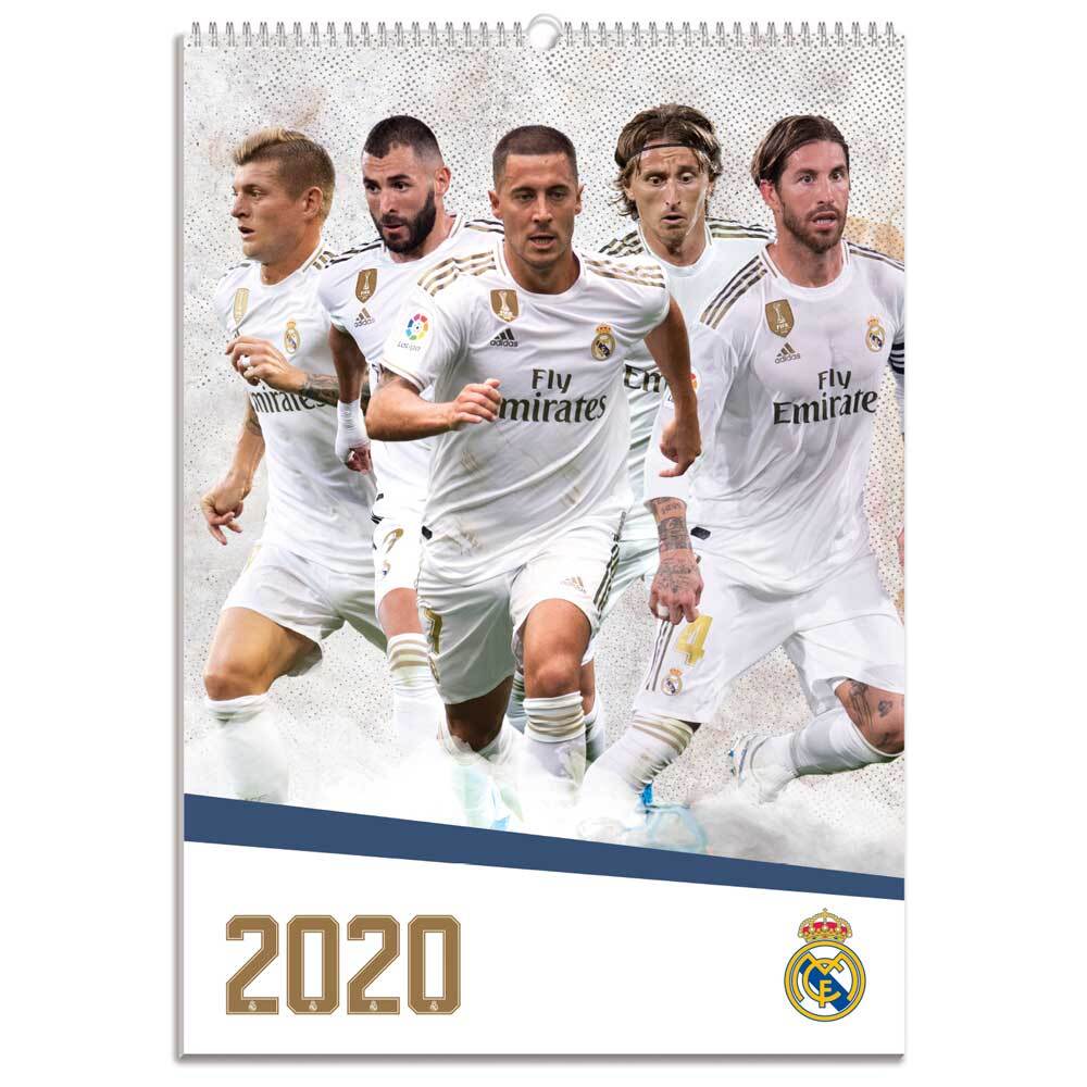VÆGKALENDER 2020 REAL MADRID