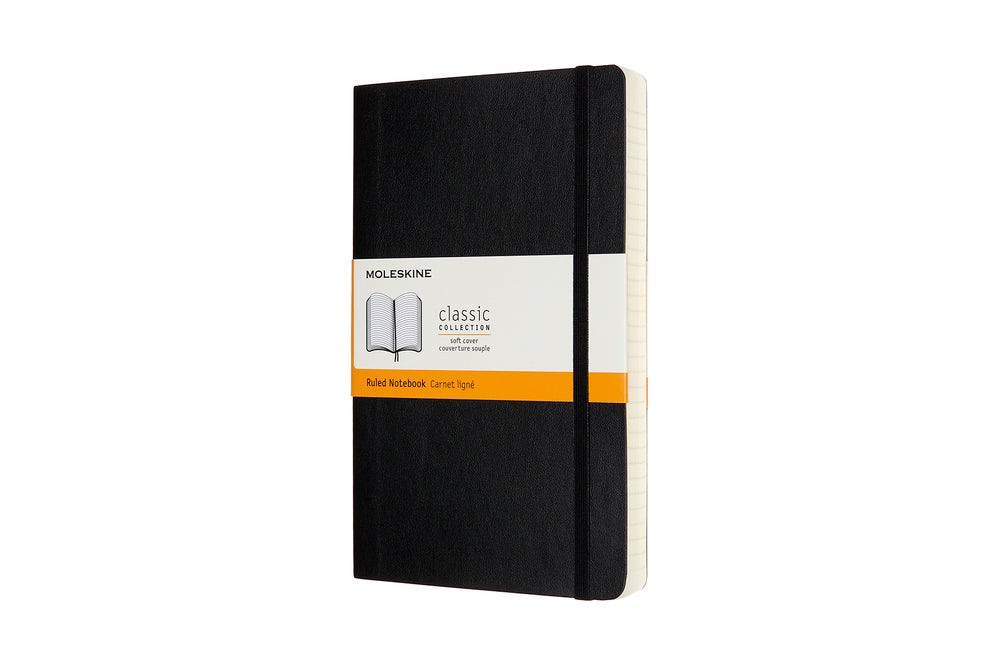 Moleskine soft m/linjer 400 ark