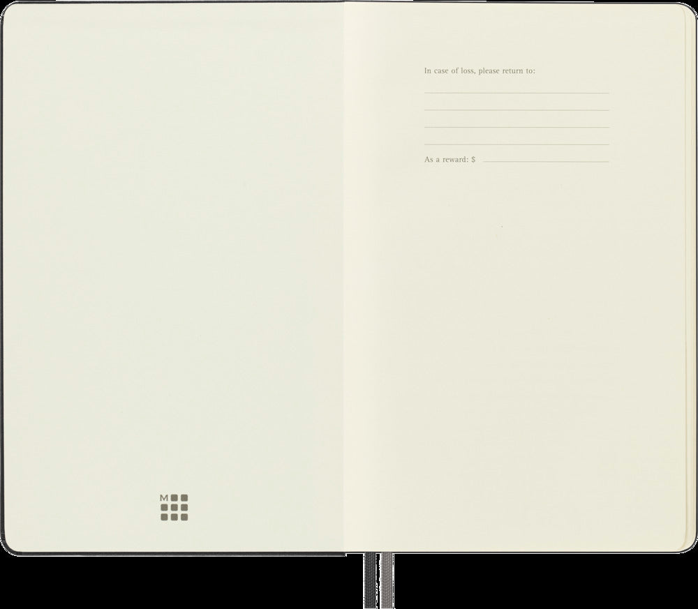 Moleskine hard u/linjer 400 ark