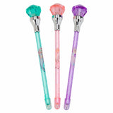 Fantasy kuglepen m/diamant top og lys