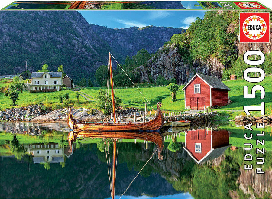 Puslespil viking ship 1500 brikker