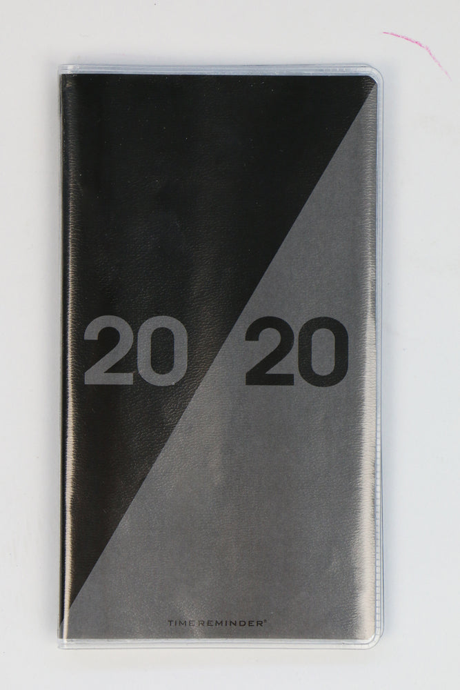 MÅNEDSKALENDER 2020 CLASSIC SORT/GRÅ