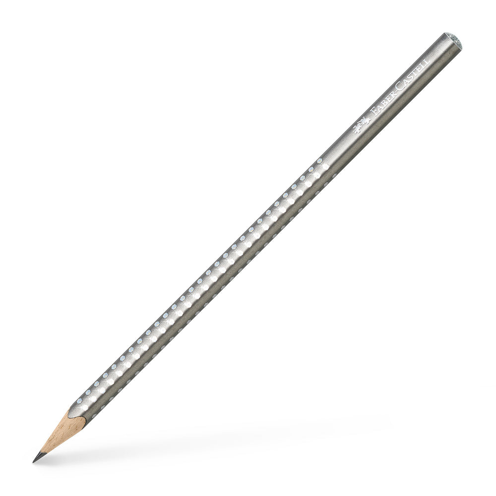 Blyant Faber-Castell sparkle sølv glitter