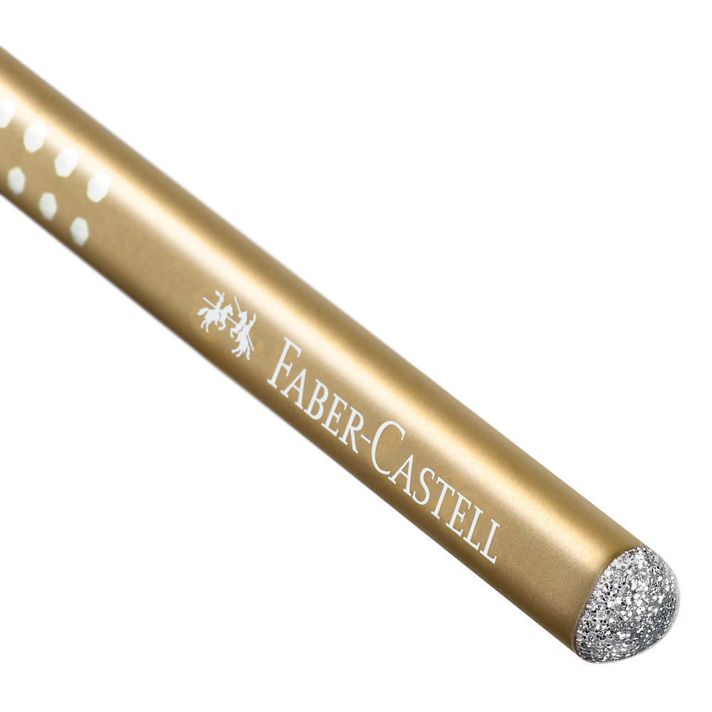 Blyant Faber-Castell sparkle guld glitter
