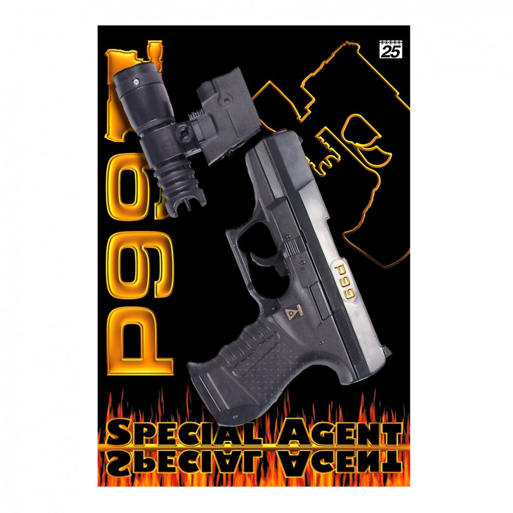 P99 pistol sort 18 cm