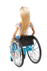 BARBIE DUKKE MED KØRESTOL OG RAMPE