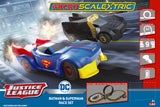 Micro scalextric justice league