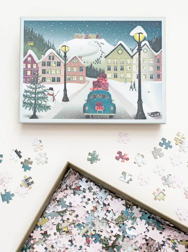 PUSLESPIL LET IT SNOW 1000 BRIKKER