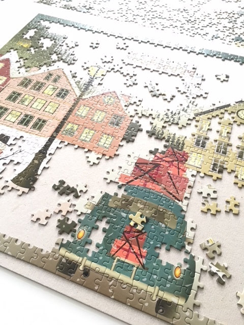 PUSLESPIL LET IT SNOW 1000 BRIKKER