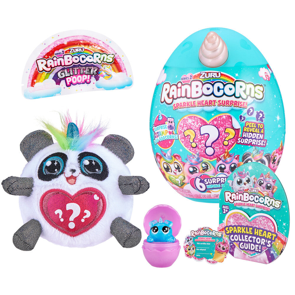 Rainbocorns sparkle heart s2
