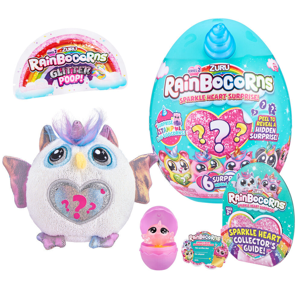 Rainbocorns sparkle heart s2