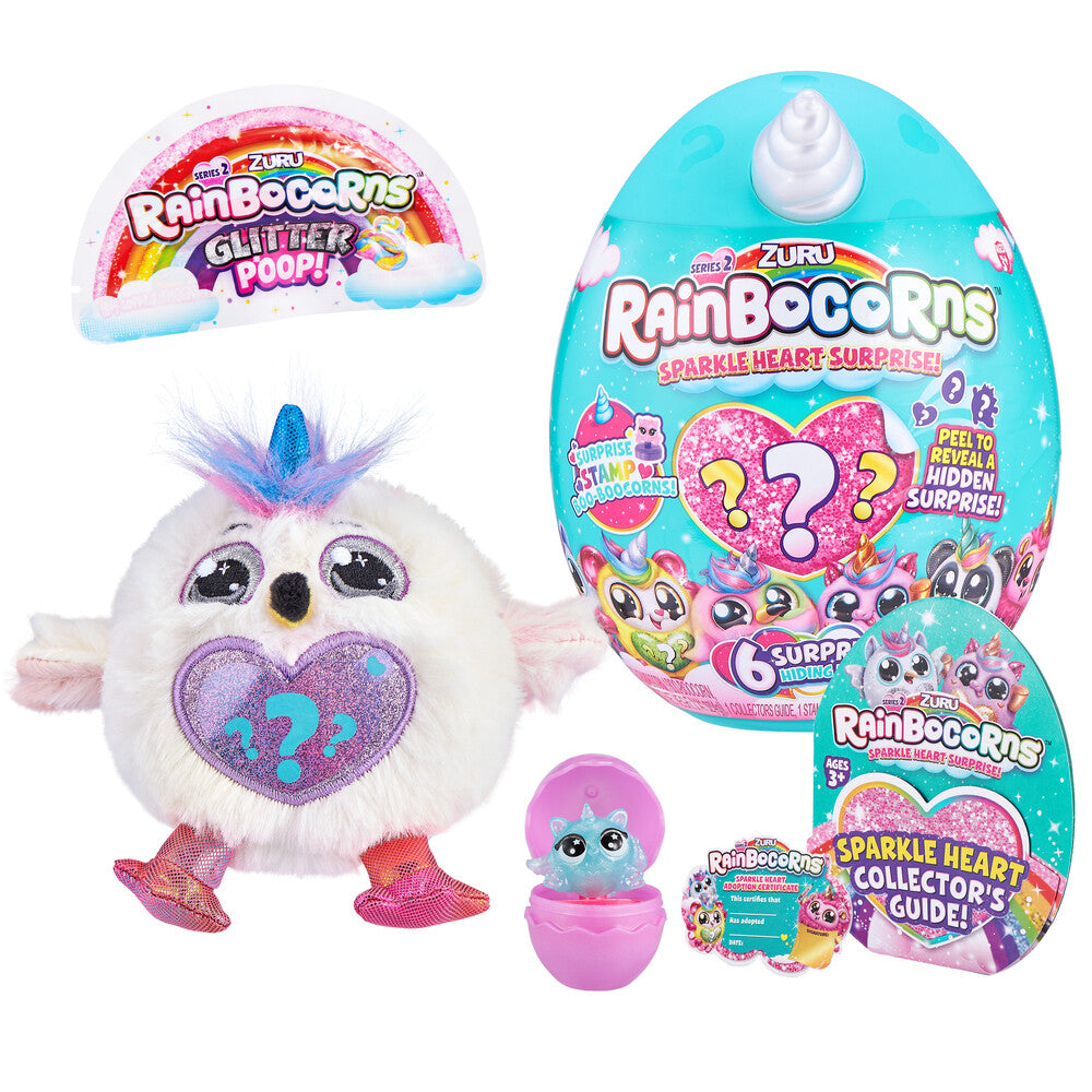 Rainbocorns sparkle heart s2