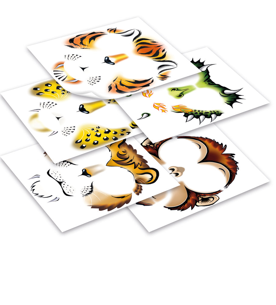 FACE PAINT TATTOO WILD PACK