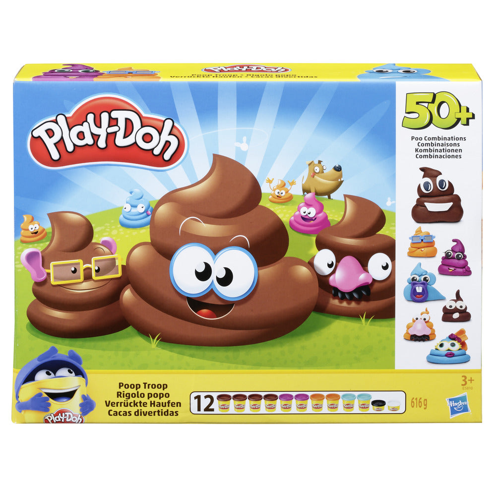 Play-doh poop troop set