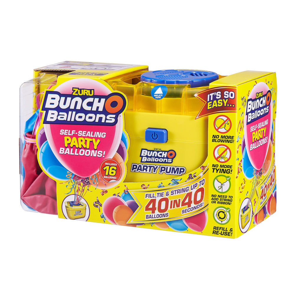 Bunch o balloon party pump maskine med balloner