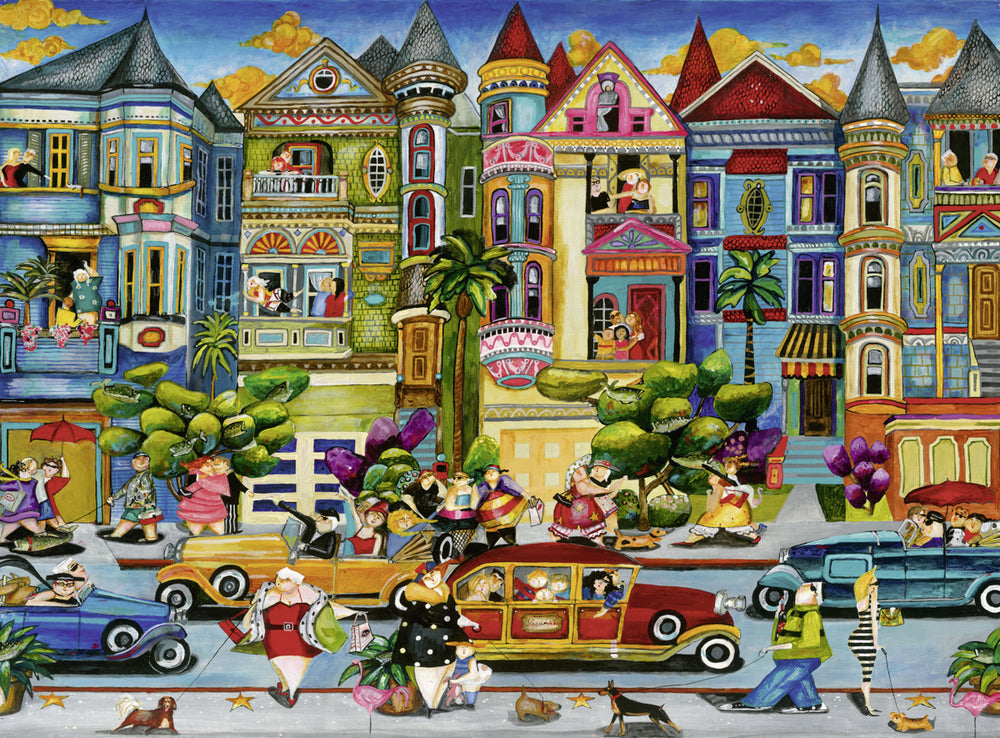 Puslespil the painted ladies 1500 brikker