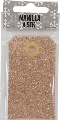 MANILLA ROSE GOLD GLITTER 4 STK