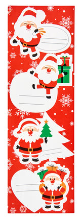 STICKERS TIL/FRA RØD RAMME HO HO HO 2 ARK