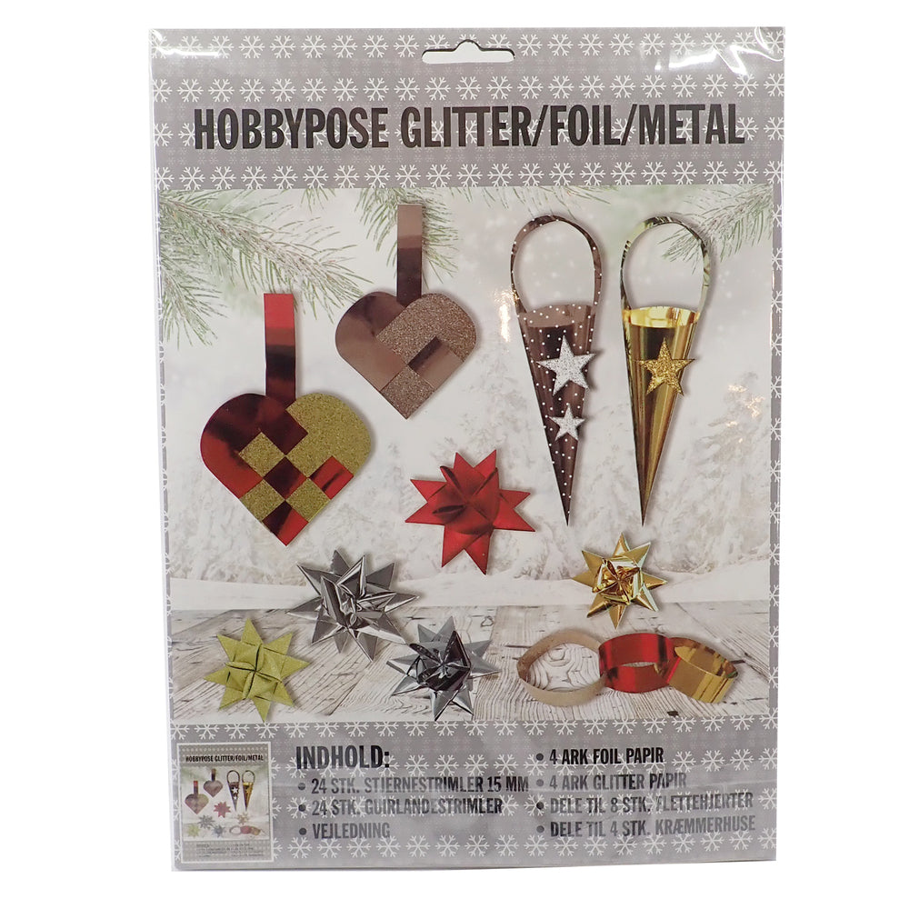 HOBBYPOSE FAMILIE LUKSUS GLITTER/METAL/FOIL