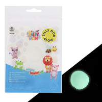Silikone silly doh glow klar 50 g