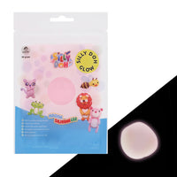 Silikone silly doh glow pink 50 g