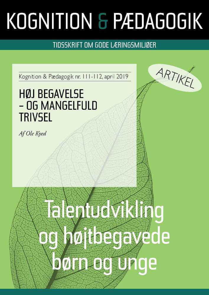 Høj begavelse - og mangelfuld trivsel