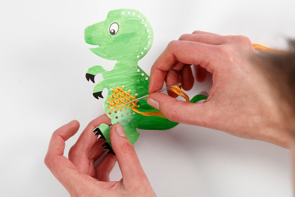 Broderifigur dinosaur