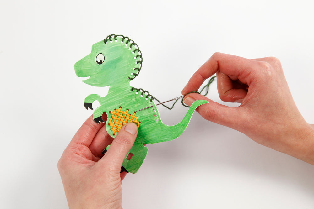 Broderifigur dinosaur