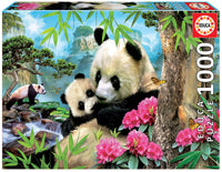 Puslespil morning panda 1000 brikker