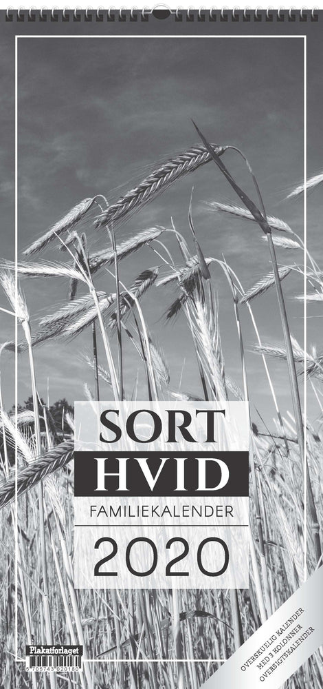 Året rundt sort/hvid sort/hvid med 3 kolonner 2020