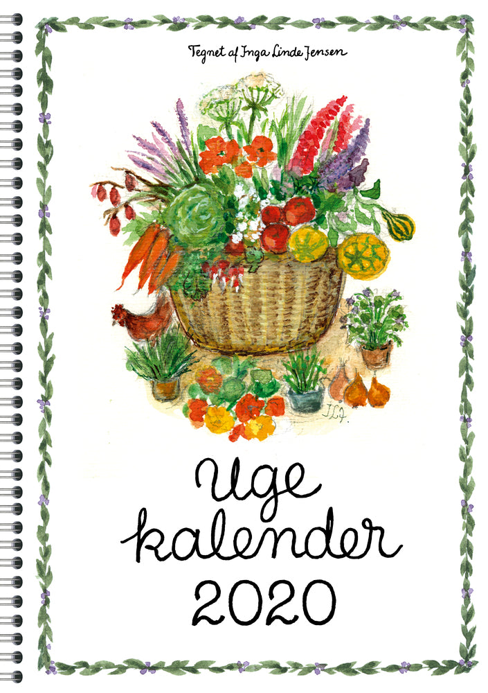 Ugekalenderbogen 8 x x 12 2020