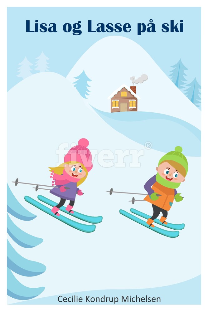 Lisa og Lasse på ski