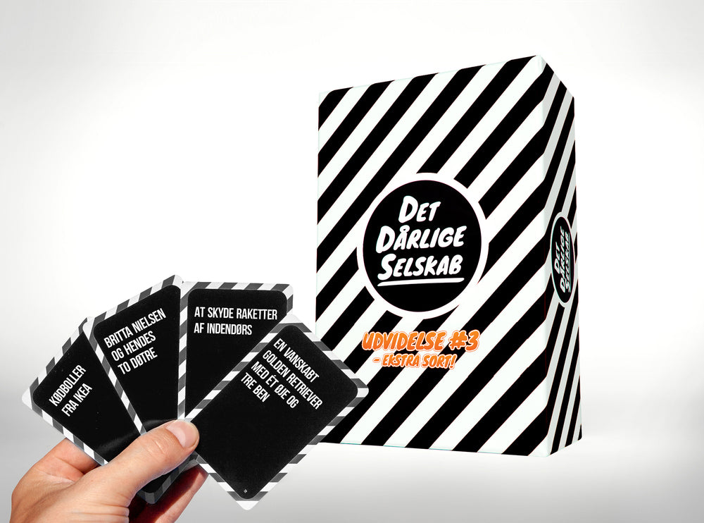 Det dårlige selskab #3 ekstra sort
