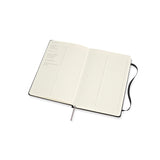 Notesbog Moleskine pro large sort m/linjerede ark