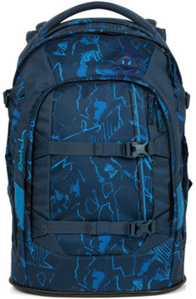 Skoletaske Satch pack blue compass