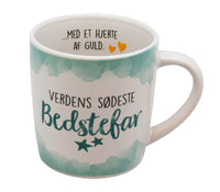 Krus enjoy bedstefar  hvid og grøn