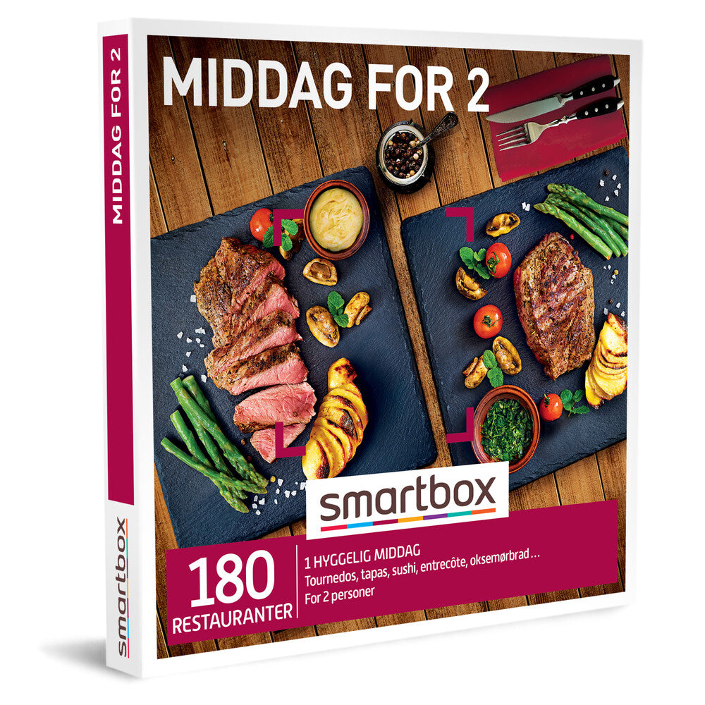 Smartbox middag for for 2