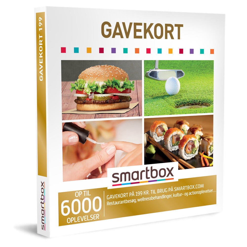 Smartbox gavekort 199 199